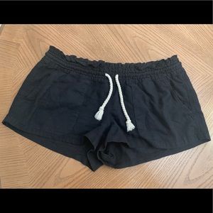 Black Roxy Shorts